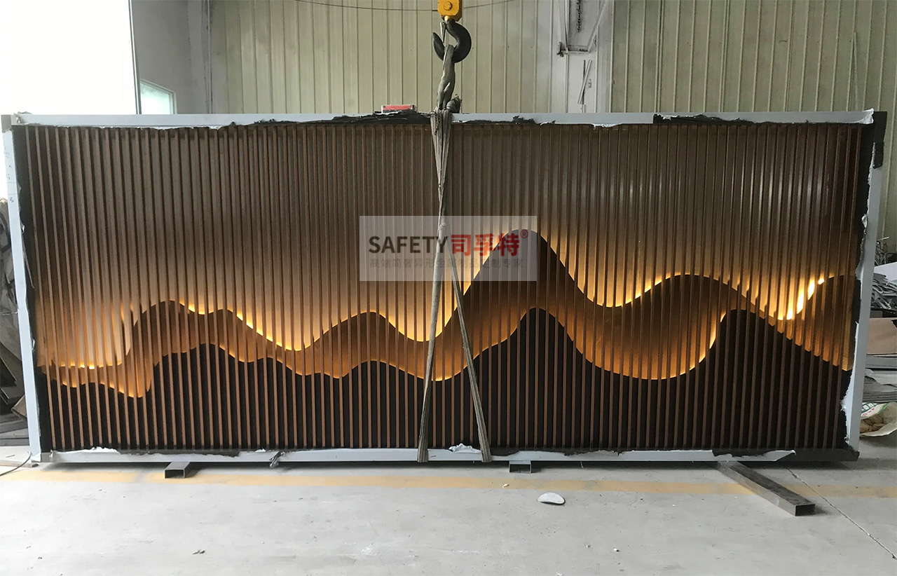 金屬山水屏風隔斷：新中式古典風，精致優雅，輕奢舒適(圖2)