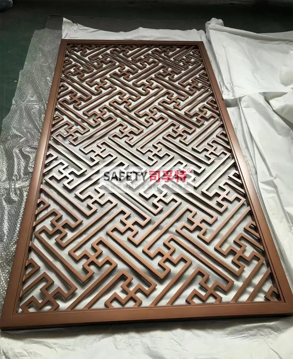 彩雕鋁屏風隔斷，彰顯高端品質[司孚特鋁雕屏風隔斷](圖2)